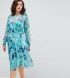 Junarose Floral Floaty Midi Dress - Multi