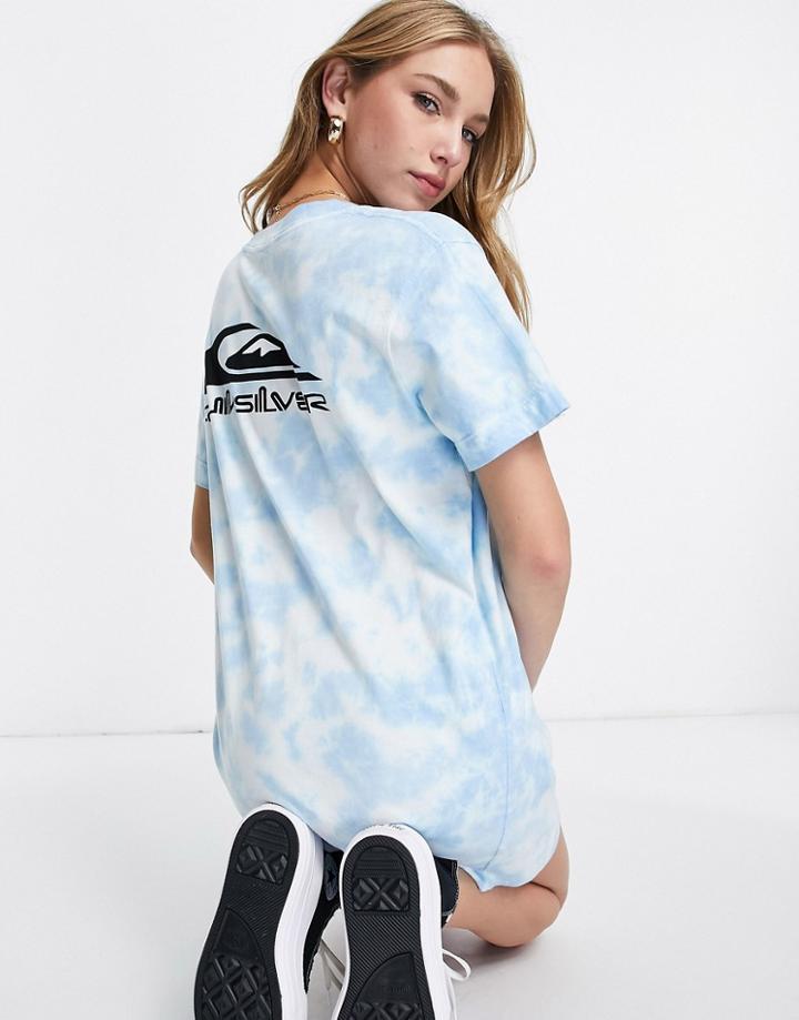 Quiksilver Wave Pro T-shirt Dress In Pastel Blue-blues
