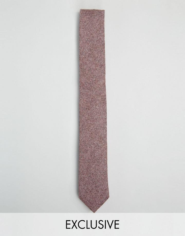 Heart & Dagger Wool Blade Tie - Red