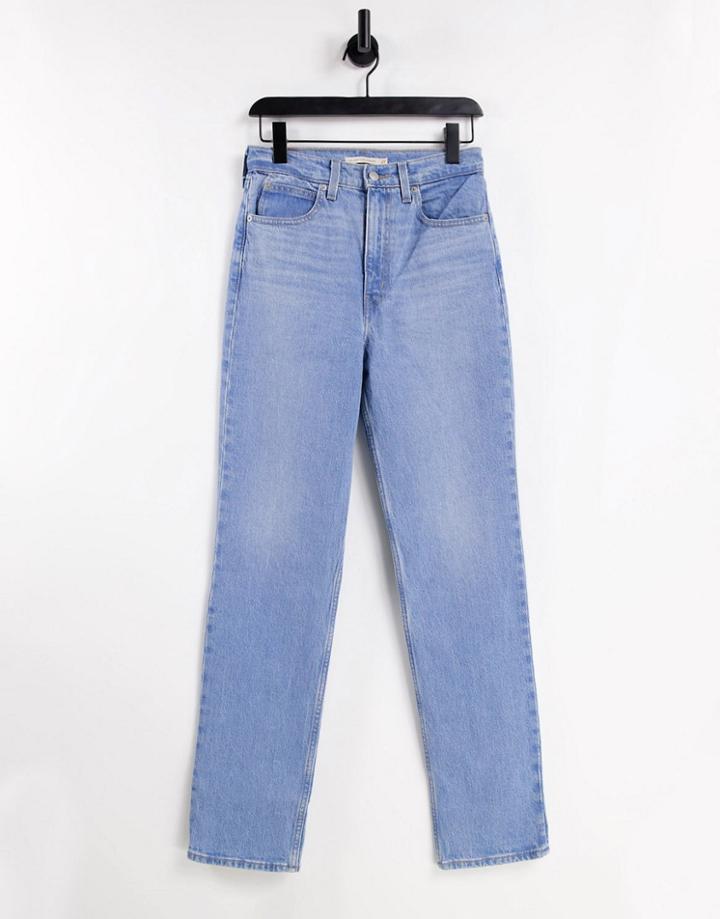 Levi's 70s Straight Leg Jeans In Mid Wash-blues