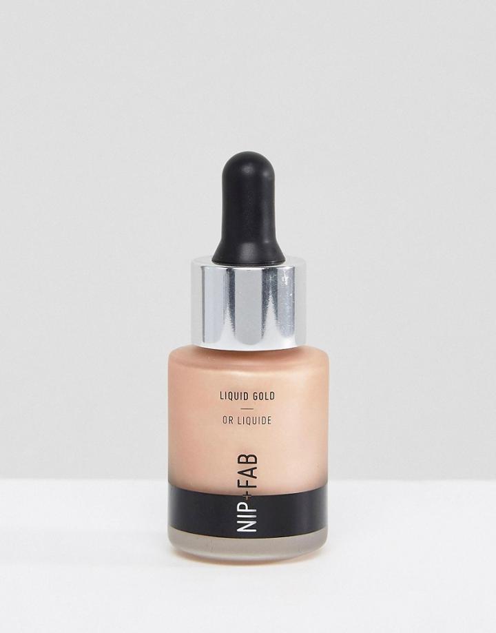 Nip+fab Make Up Liquid Gold Highlighter - Rose Gold - Gold