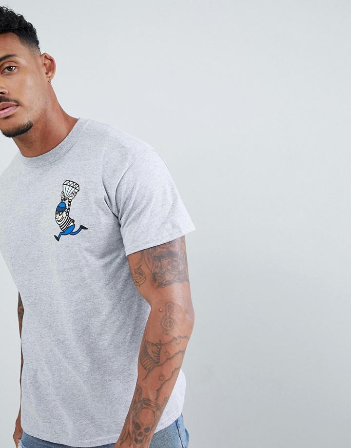 Cheats & Thieves Thief Back Print T-shirt - Gray