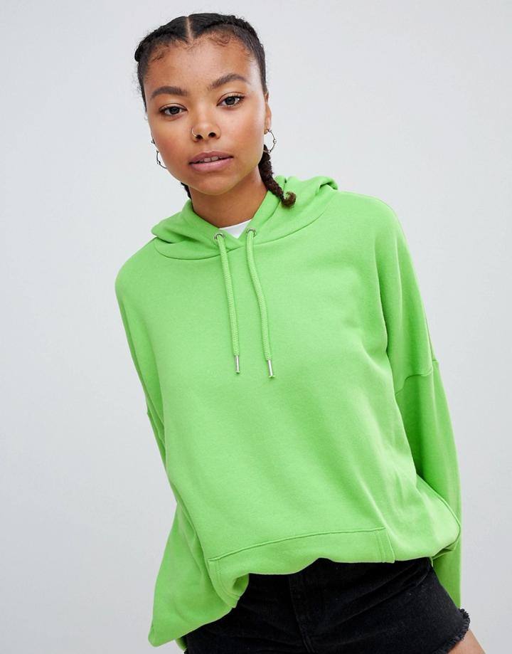 Monki Oversized Hoodie - Green