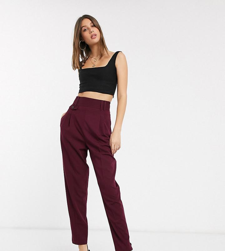 Asos Design Tall Tailored High Waist Balloon Pants