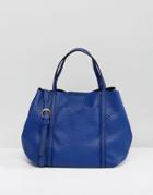 Mango Mini Slouch Cross Body Bag - Blue