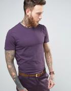 Devils Advocate Premium Cotton Slim Fit T-shirt - Purple
