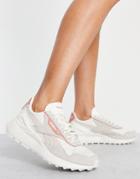 Reebok Classic Legacy Az Sneakers In Chalk And Pink-white