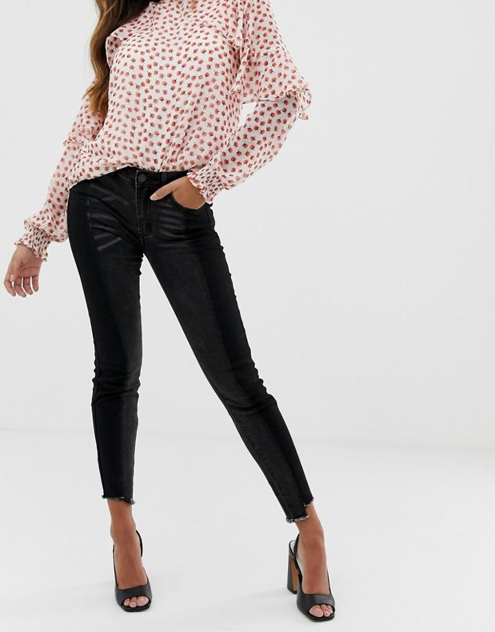 Vila Skinny Washed Jeans - Black