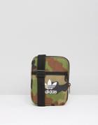 Adidas Originals Flight Bag In Camo Ay7765 - Green