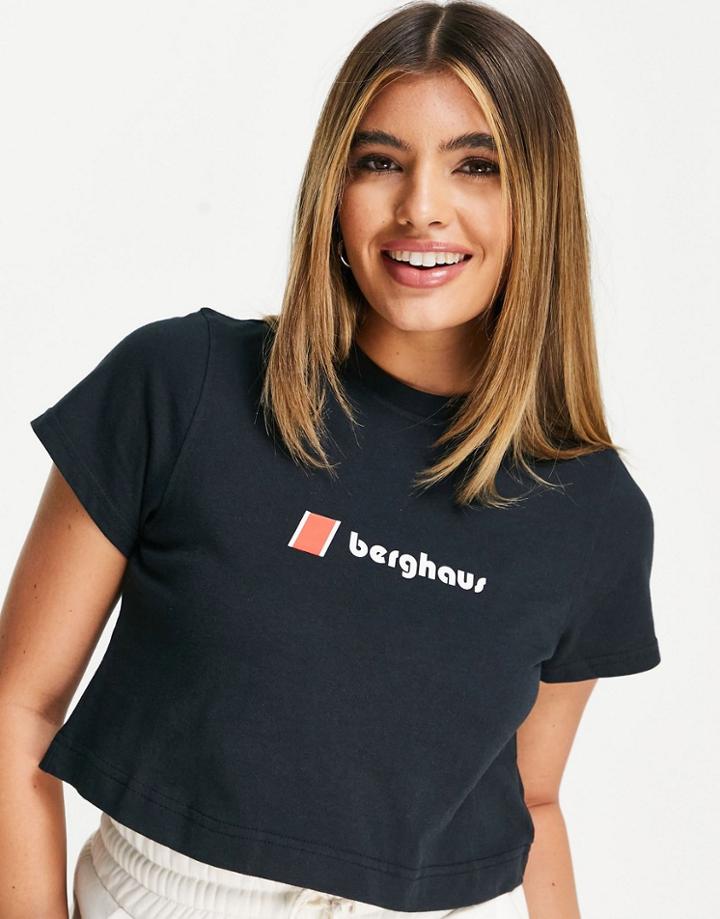 Berghaus Cropped T-shirt In Black