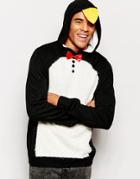 Threadbare Penguin Holidays Sweater - Black