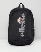 Ellesse Backpack With Reflective Logo - Black