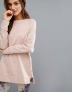 Varley Zip Oversize Sweatshirt - Pink