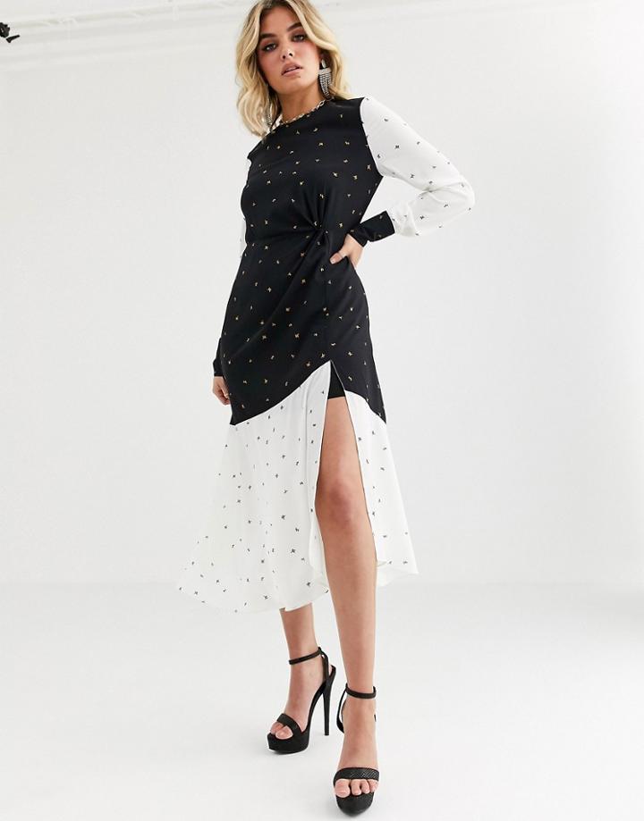 Vestire Wild At Heart Midi Dress-black