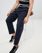 Only & Sons Tapered Fit Chino With Pleat Details - Navy