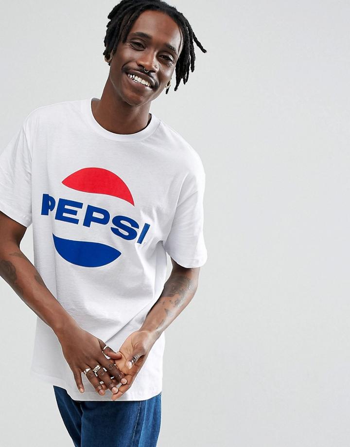 Sweet Sktbs X Pepsi T-shirt With Logo In White - White