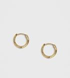 Reclaimed Vintage Inspired Hoops Earrings In Burnished Gold Tone Exclusive At Asos