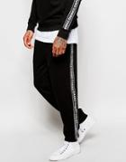 Hero's Heroine Joggers With Taping Detail - Black