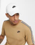 Nike H86 Futura Washed Cap In White/black