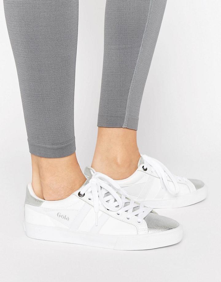 Gola Orchid White And Silver Sneakers - Multi