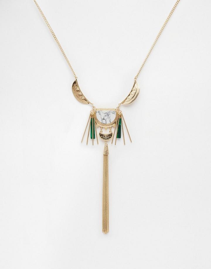 Asos Statement Festival Necklace - Multi