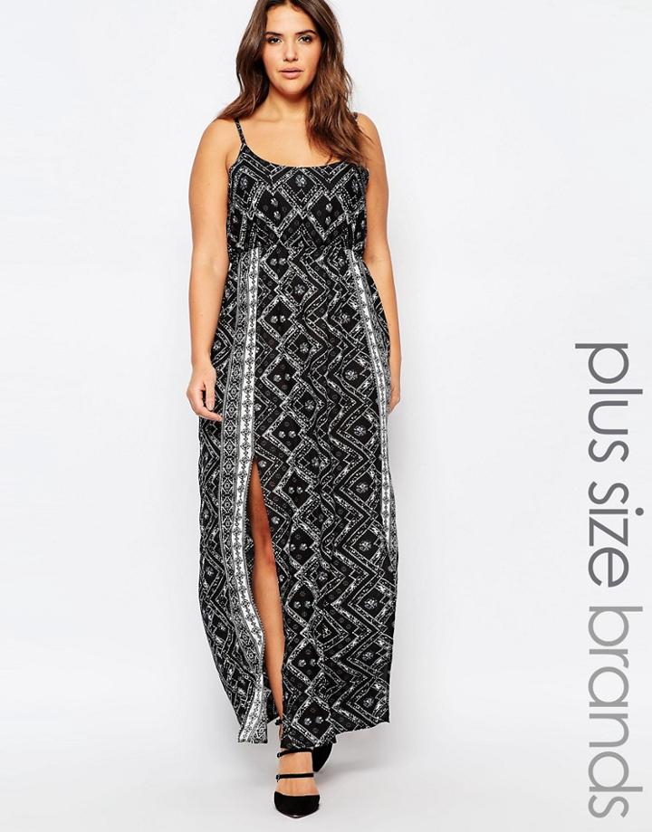 Diya Plus Maxi Dress With Side Split