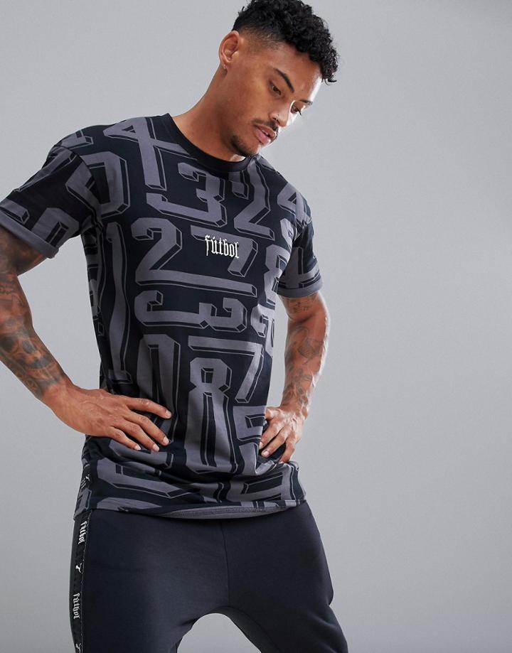 Puma Soccer Premium Casuals Graphic T-shirt In Black - Black