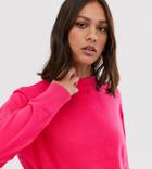 Monki Round Neck Sweater-pink