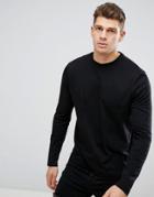 New Look Long Sleeve Top In Black - Black