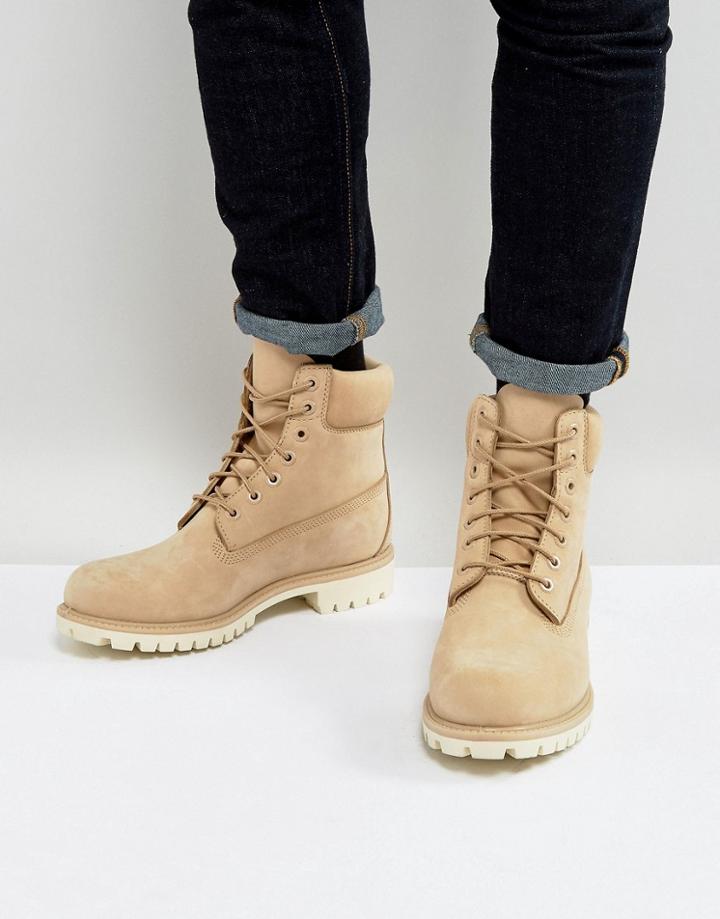 Timberland Classic 6 Inch Premium Boots - Beige