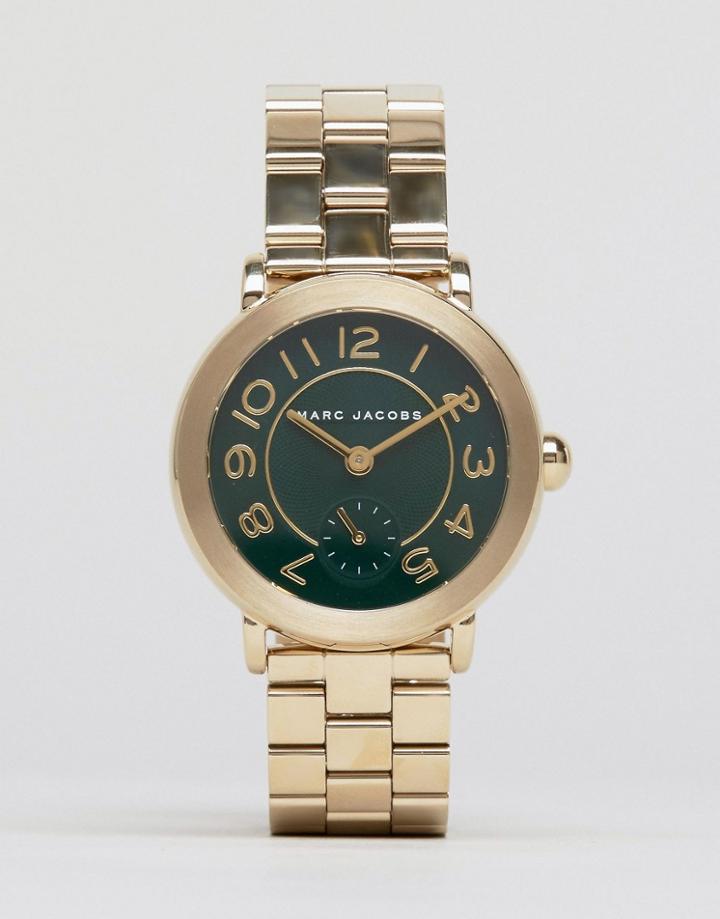 Marc Jacobs Gold Riley Watch Mj3488 - Gold