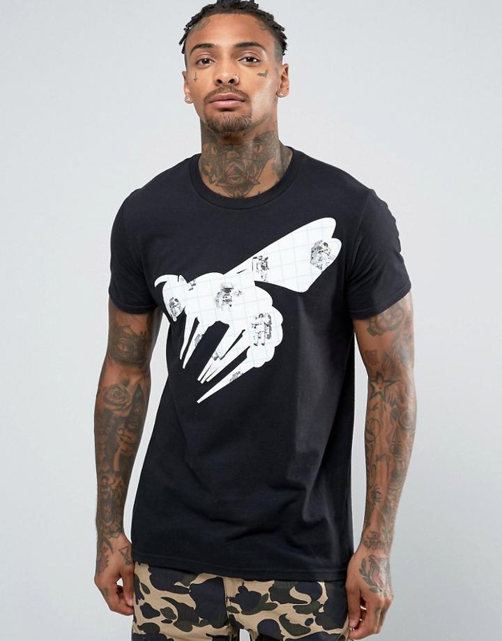Abuze London Deep Space Wasp T-shirt - Black