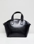 Asos Design Structured Mini Tote Bag - Black