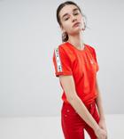 Puma Exclusive To Asos T-shirt With Taping In Red - Red
