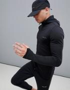 Asos 4505 Training Muscle Training Hoodie With Quick Dry In Black - Black