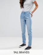 Vero Moda Tall Relaxed Fit Mom Jeans - Blue