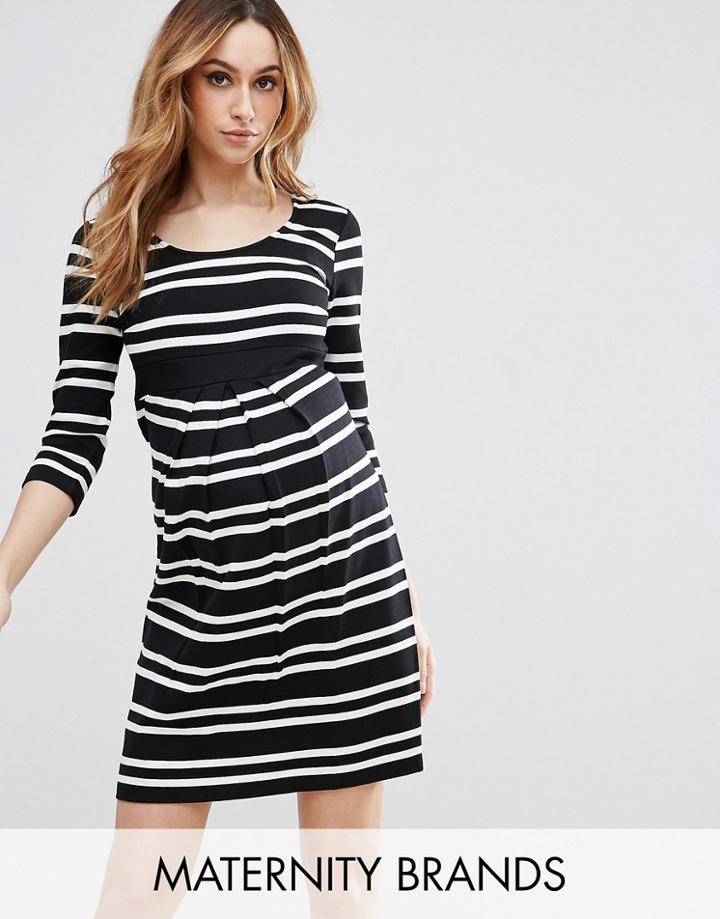Isabella Oliver Finch Maternity Striped Dress - Multi