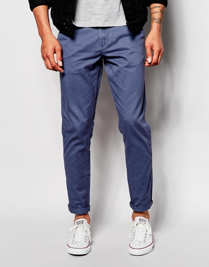 Produkt Chinos In Skinny Fit - Indigo