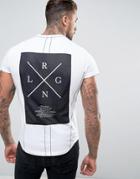 Religion T-shirt With Printed Panel - White