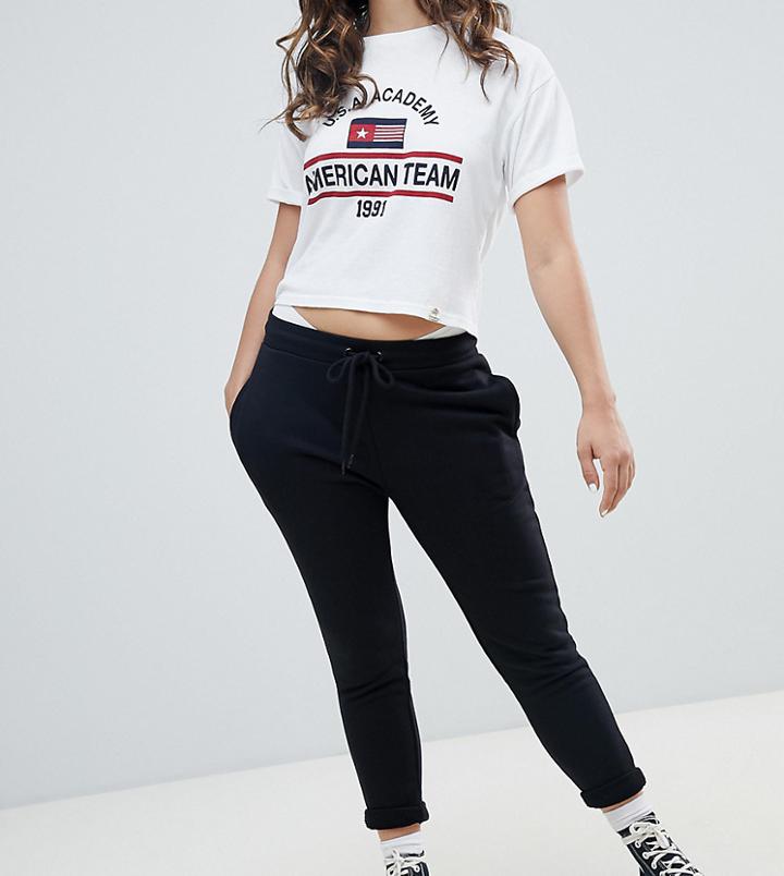 Pull & Bear Sweatpants - Black