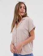 Jdy Cropped Boxy Shirt-gray