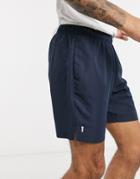 New Look Sport Recycled Polyester Running Shorts In Navy