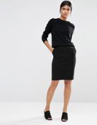 Selected Alvina Pencil Skirt With Pockets - Black