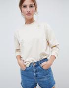 Moves By Minimum Daisy Sweatshirt - Cream