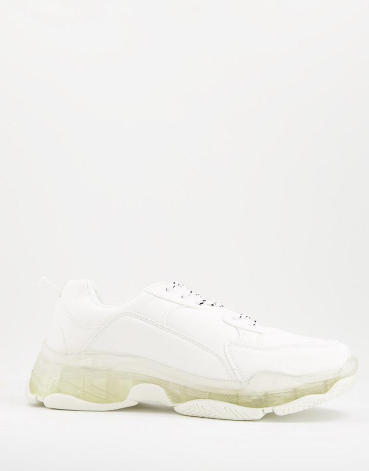 Public Desire Man Loaded Sneakers In White