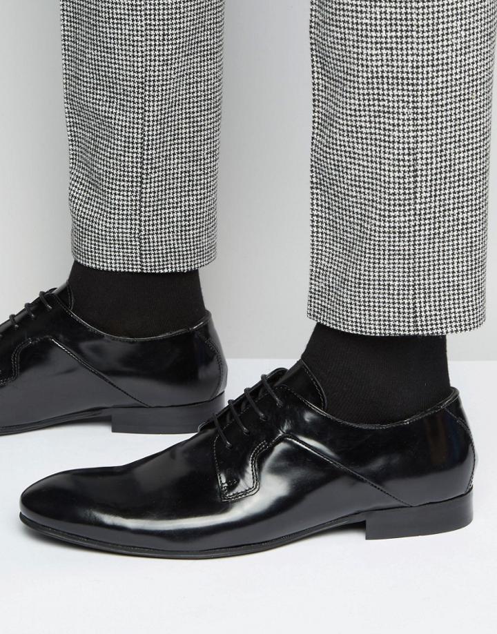 Hudson London Lamond Hi Shine Shoes - Black