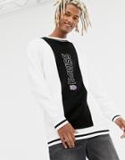 K-swiss Stockton Pique Panel Sweatshirt In White - White