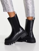 Schuh Anastasia Chunky Calf Boot In Black