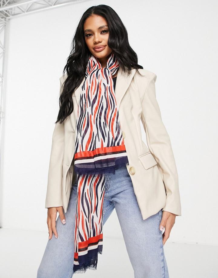 Becksondergaard Print Detail Scarf In Red