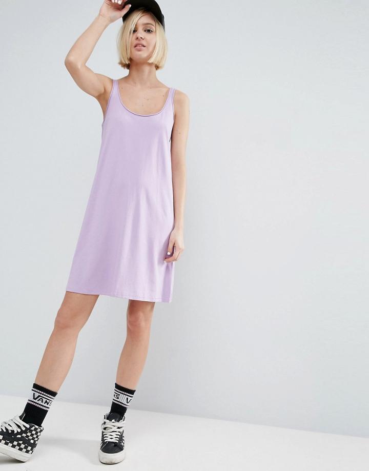 Asos Ultimate Mini Tank Dress - Purple